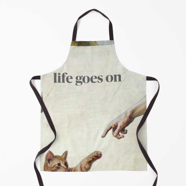 Item preview, Life Goes On Cat Meme – Funny Renaissance Art Parody designed and sold by Jesus-istheway.