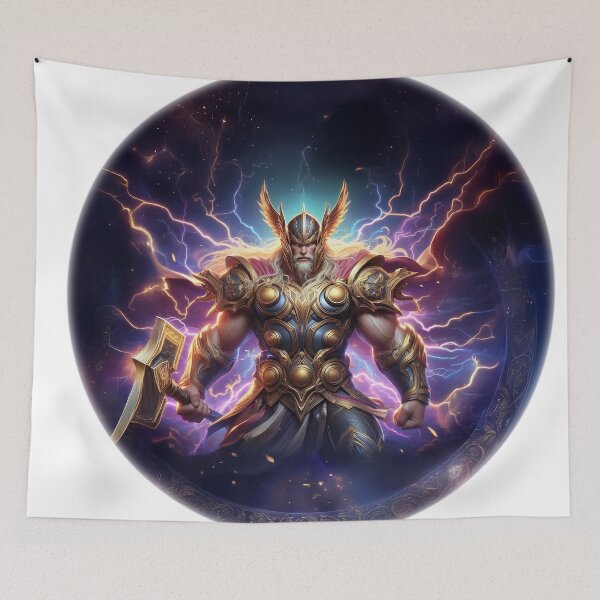 Item preview, GOD OF THUNDER designed and sold by Foxlindesigns.