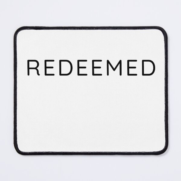 Item preview, Redeemed – Minimalist Christian Faith Typography T-Shirt designed and sold by Stillpath Co..