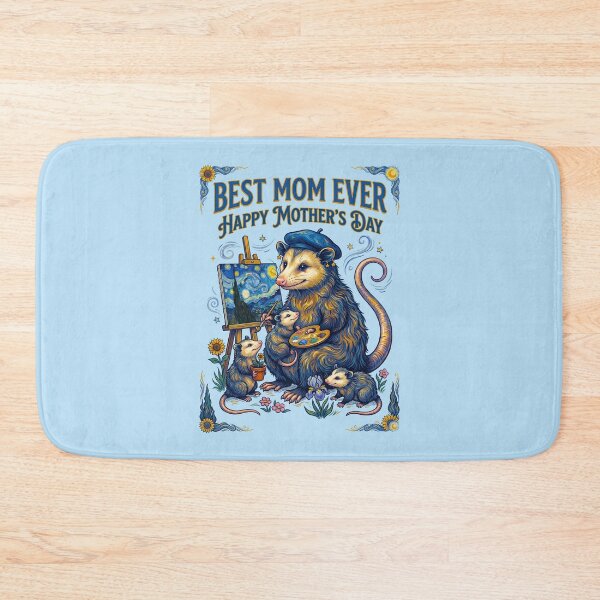 Item preview, Mother Opossum Painting Masterpiece With Babies designed and sold by TeeARTHY.