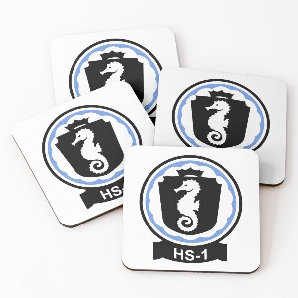 Item preview, US Navy HS-1 Seahorses Helicopter Antisubmarine Squadron Patch designed and sold by CharlieDesings.