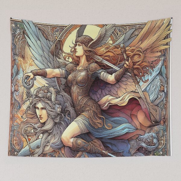 Item preview, WE RIDE TO VAHALLA designed and sold by Foxlindesigns.
