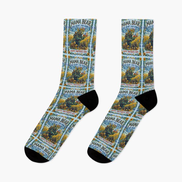 Item preview, Mama Bear Hugging Cubs Sunflower Field designed and sold by TeeARTHY.