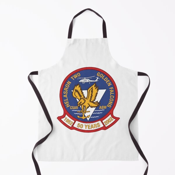 Item preview, US Navy HS-2 Golden Falcons 50th Anniversary (1952-2002) Patch designed and sold by CharlieDesings.
