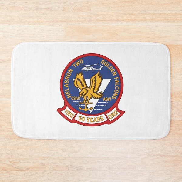 Item preview, US Navy HS-2 Golden Falcons 50th Anniversary (1952-2002) Patch designed and sold by CharlieDesings.