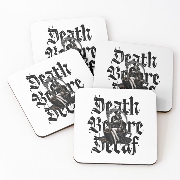 Item preview, Death Before Decaf - v2 designed and sold by Anomalous Adornments.