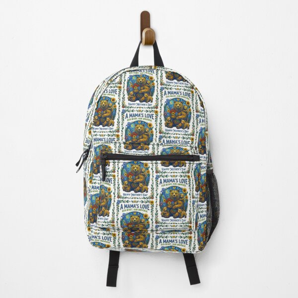 Item preview, Mother Bear Cradling Cubs Sunflower designed and sold by TeeARTHY.