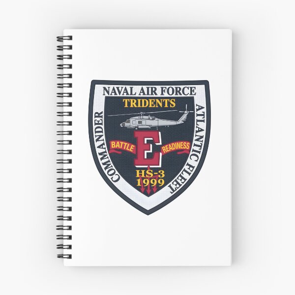 Item preview, US Navy HS-3 Tridents Battle Efficiency "E" 1999 Atlantic Fleet Patch designed and sold by CharlieDesings.
