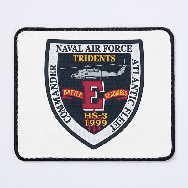 Item preview, US Navy HS-3 Tridents Battle Efficiency "E" 1999 Atlantic Fleet Patch designed and sold by CharlieDesings.