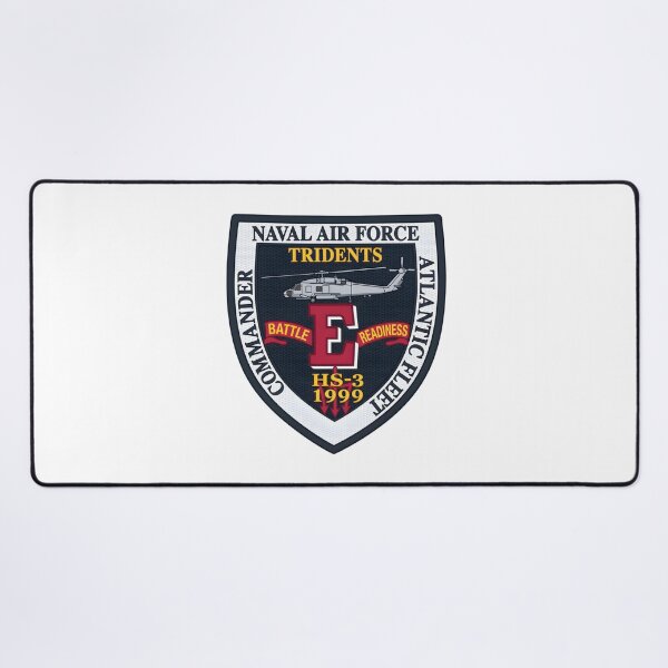 Item preview, US Navy HS-3 Tridents Battle Efficiency "E" 1999 Atlantic Fleet Patch designed and sold by CharlieDesings.