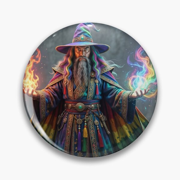 Item preview, Rainbow Arcane Wizard designed and sold by KaleidoBloom Designs.