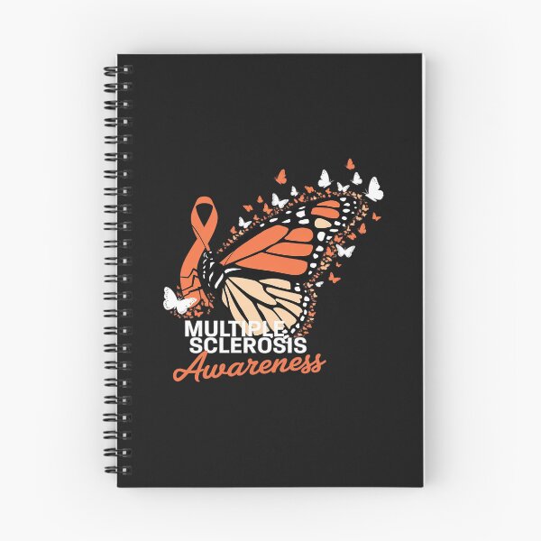 Item preview, Multiple Sclerosis Awareness Butterfly Orange Ribbon  designed and sold by ReefNight.