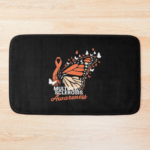 Item preview, Multiple Sclerosis Awareness Butterfly Orange Ribbon  designed and sold by ReefNight.
