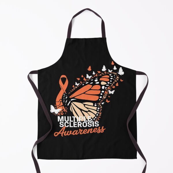Item preview, Multiple Sclerosis Awareness Butterfly Orange Ribbon  designed and sold by ReefNight.
