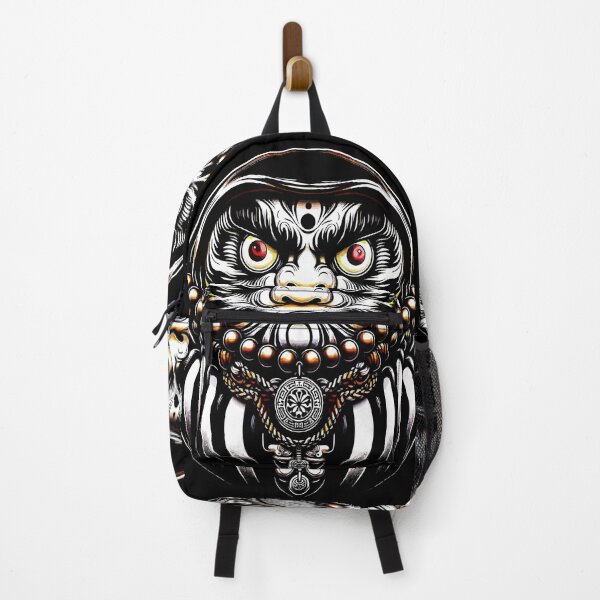 Item preview, Fierce Golden Daruma Doll Traditional Zen Art designed and sold by RamyGallery.