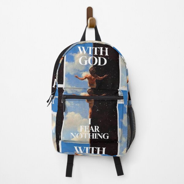 Item preview, With God I Fear Nothing Christian Bold Aesthetic Design designed and sold by Jesus-istheway.