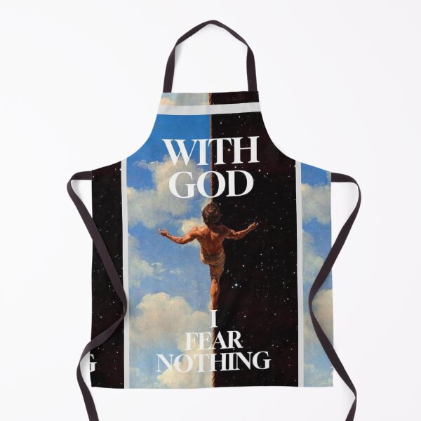 Item preview, With God I Fear Nothing Christian Bold Aesthetic Design designed and sold by Jesus-istheway.