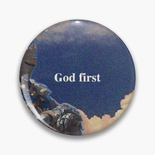 Item preview, God First Knight Aesthetic Christian Motivational Design designed and sold by Jesus-istheway.
