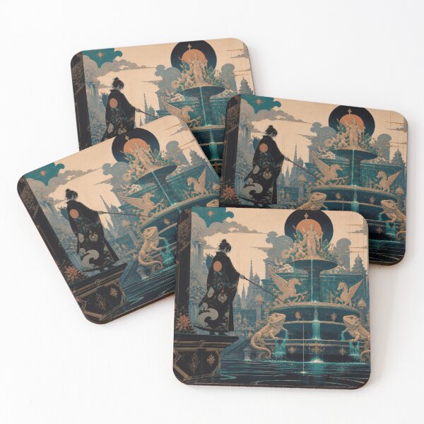 Item preview, The Witness and the Water Gods designed and sold by HabitableMoons.