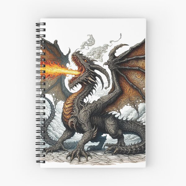 Artikelvorschau, gotischer Drache entworfen und verkauft von Foxlindesigns.