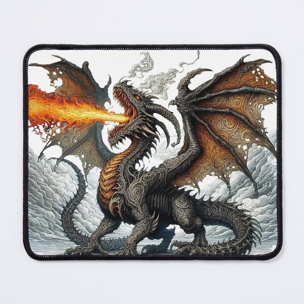 Item preview, gothic dragon designed and sold by Foxlindesigns.
