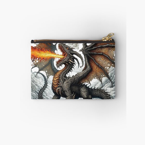 Artikelvorschau, gotischer Drache entworfen und verkauft von Foxlindesigns.