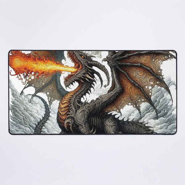 Item preview, gothic dragon designed and sold by Foxlindesigns.