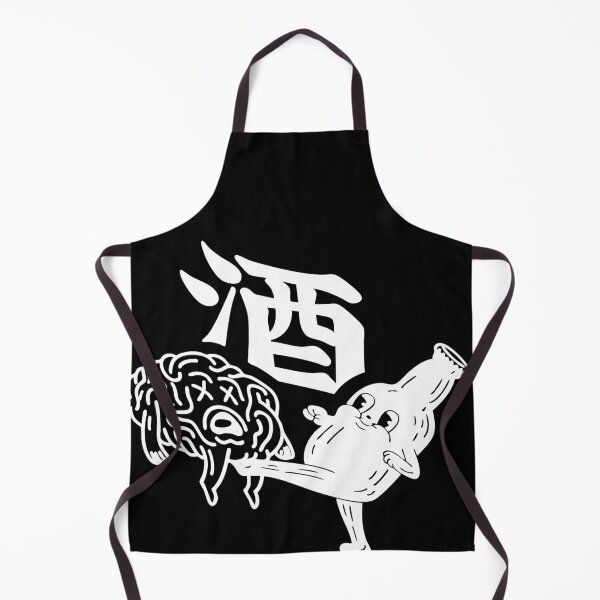 Item preview, SAKE /// 日本酒を丸ごと一本飲み干すと、全身に衝撃が走る――まるで脳天を蹴り上げられたかのように。 designed and sold by allexpecting.
