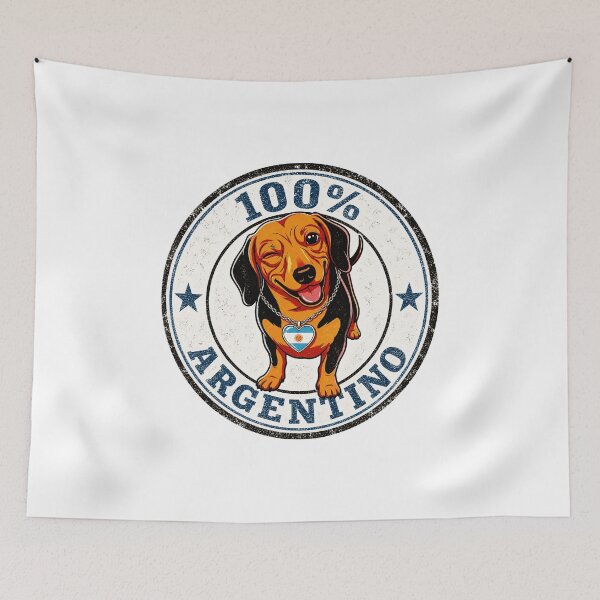 Item preview, Funny Argentine Dog 100% Argentino Cute Dachshund designed and sold by DanBral23.