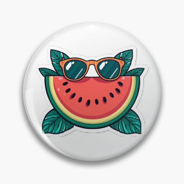 Item preview, Summer Watermelon Sticker | Bright Tropical Vibes Design designed and sold by StickifyZone69.