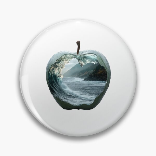 Aperçu de l'œuvre Une mer déchaînée dans la pomme 5 créée et vendue par FlaskLab.