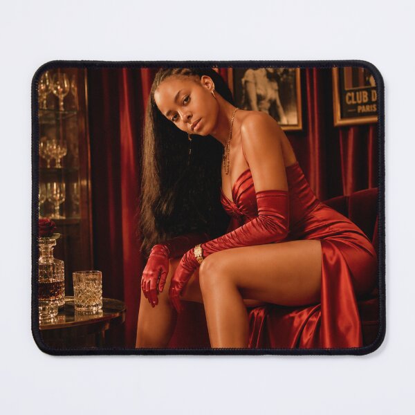 Item preview, Midnight Velvet Lounge Wall Art | Vintage Femme Fatale Portrait | Luxury Red Interior Decor designed and sold by TedKentPhoto.