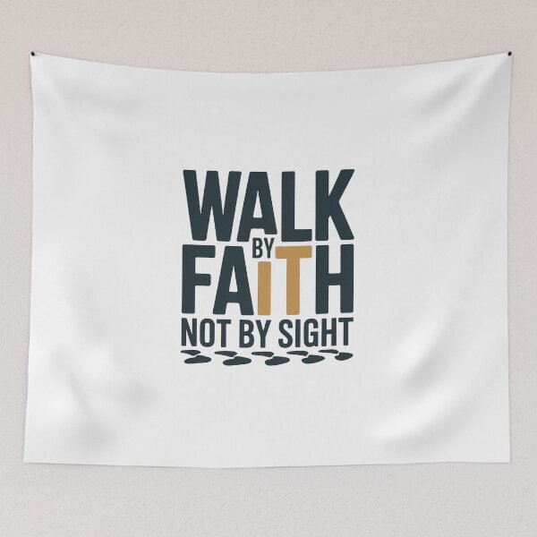 Item preview,  Walk By Faith Not By Sight Christian T-Shirt | Bold Cross Faith 2 Corinthians Gift designed and sold by EvolusionPro.