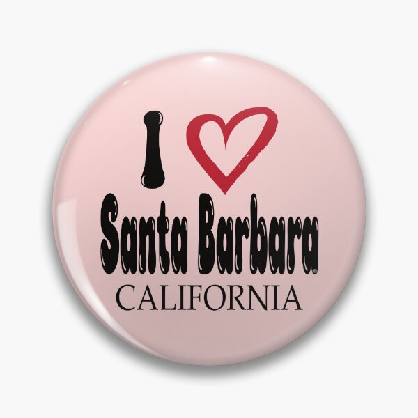 Item preview, I Love Santa Barbara California, DAM Creative, designed and sold by DAM Creative ⭐⭐⭐⭐⭐.