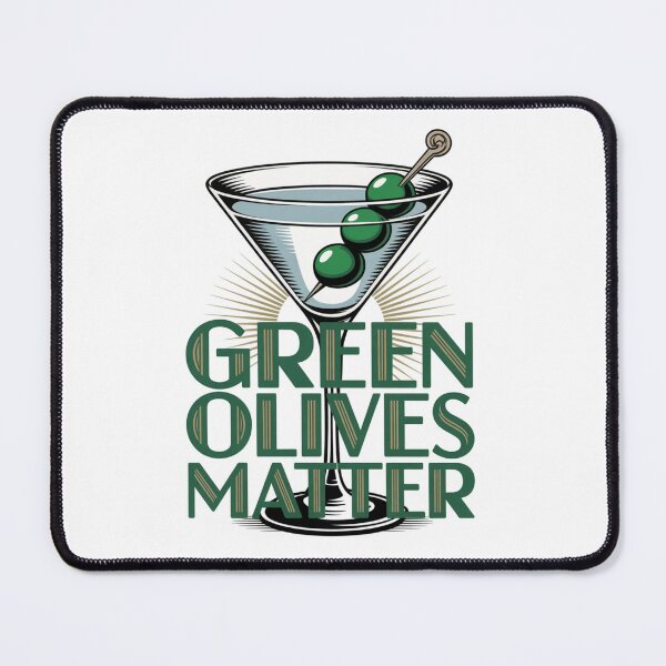 Item preview, Green Olives Matter Deco Design designed and sold by Peter Stawicki.
