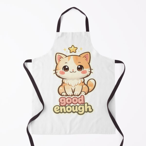 Item preview, "Good Enough" | Cute Cat Small Wins & Self-Care Affirmation Art designed and sold by Naviora.