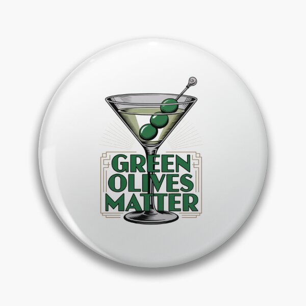 Item preview, Green Olives Matter Art Deco Design designed and sold by Peter Stawicki.