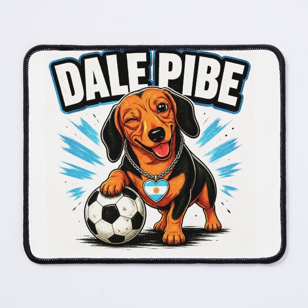 Item preview, Argentine Soccer Dachshund - Dale Pibe designed and sold by DanBral23.