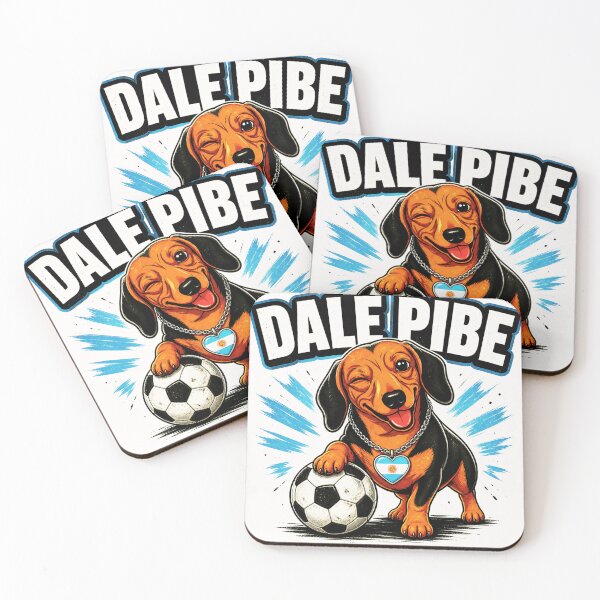 Item preview, Argentine Soccer Dachshund - Dale Pibe designed and sold by DanBral23.