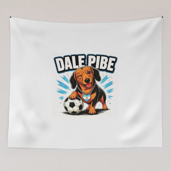 Item preview, Argentine Soccer Dachshund - Dale Pibe designed and sold by DanBral23.