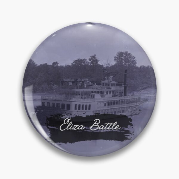Item preview, Eliza Battle Steamboat Cursive Caption designed and sold by GhostlyWorld.