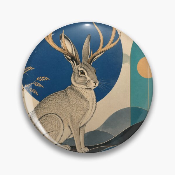 Item preview, Moon Gate Jackalope designed and sold by HabitableMoons.