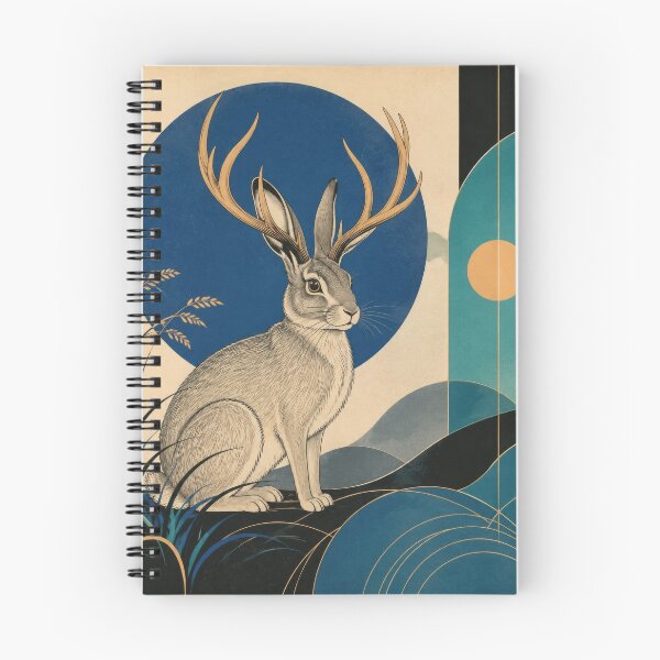 Item preview, Moon Gate Jackalope designed and sold by HabitableMoons.
