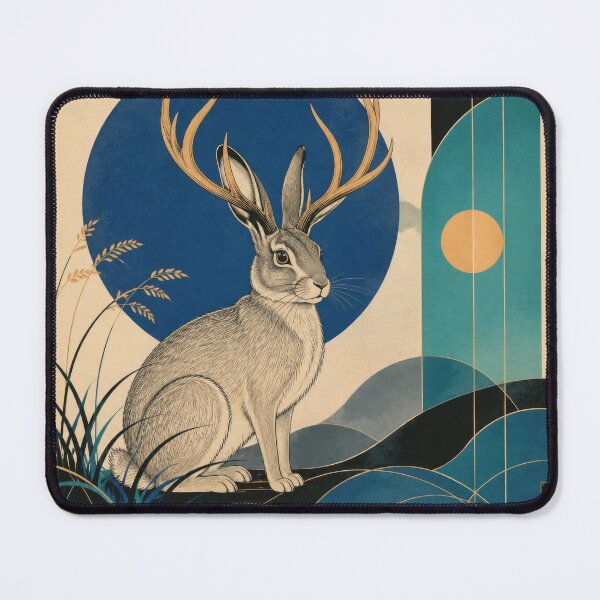 Item preview, Moon Gate Jackalope designed and sold by HabitableMoons.