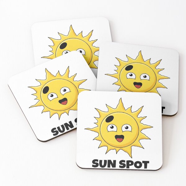 Item preview, Cute Sun Spot Cartoon Pun designed and sold by Murvel-Ink.