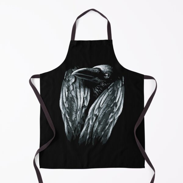 Item preview, Intense Raven Crow Monochrome Dramatic Art designed and sold by RamyGallery.