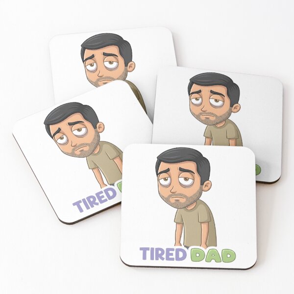 Item preview, Tired Dad designed and sold by Murvel-Ink.