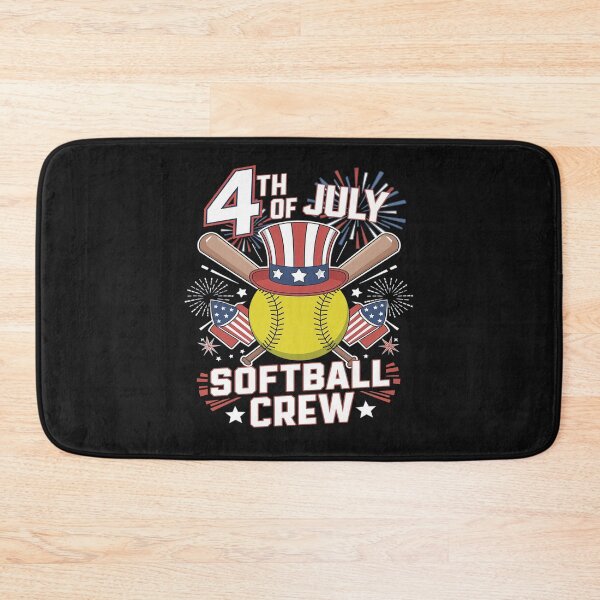 Item preview, 4th Of July Softball Crew Costume US Flag Fireworks Player  designed and sold by Ranicholasyy.
