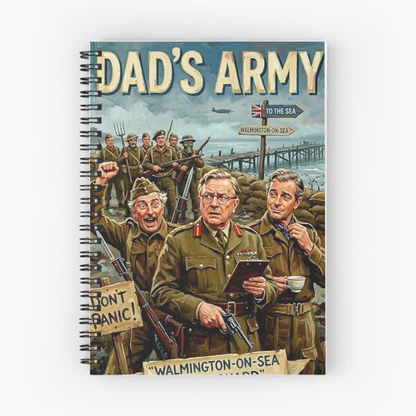 Item preview, The Walmington-on-Sea Home Guard: Broadstroke Captain Mainwaring Study designed and sold by Art's Diner.