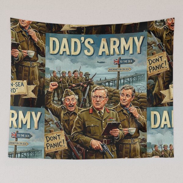 Item preview, The Walmington-on-Sea Home Guard: Broadstroke Captain Mainwaring Study designed and sold by Art's Diner.